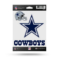 Rico NFL Dallas Cowboys Triple Spirit Stickers - Contains 3 Stickers