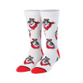 Cool Socks Men's Knit Crew Socks, Frosted Flakes, Tony Faces