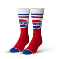 Cool Socks Men's Knit Crew Socks, Pepsi