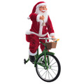 Mr. Christmas 30482 Cycling Santa Holiday Decoration One Size Multi
