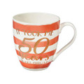 Evergreen Ceramic Cup O' Java, 17 OZ, It Took Me 50 Years