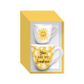 You Are My Sunshine Mommy & Me Ceramic Cup Set - 4 x 4 x 6 Inches
