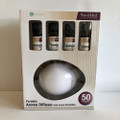 Portable Aromatherapy Aroma Diffuser for Aromatherapy with (4) 5mL Oil Bottles