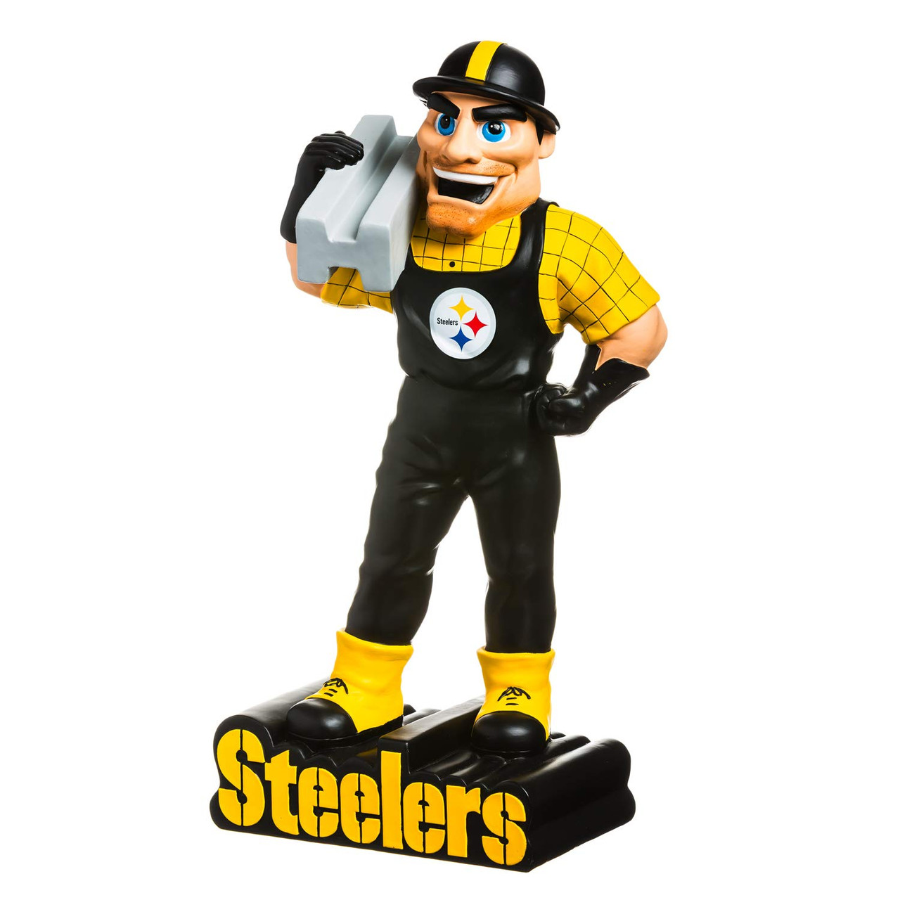 Team Sports America Pittsburgh Steelers Vintage NFL Tiki Totem Statue