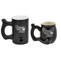 Premium Roast & Toast His and Hers Matte Black Mug Set by FashionCraft
