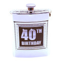 Forum Novelties 40th Birthday Flask