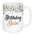 Carson 23826 Birthday Babe Boxed Mug, 15-ounce, Multicolor