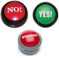 Gadgets The No Button, Yes Button and Bullshit Button Pack of 3