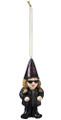Harley-Davidson Sculpted Lady Biker Gnome Hanging Ornament, Black 3OT4902GMB