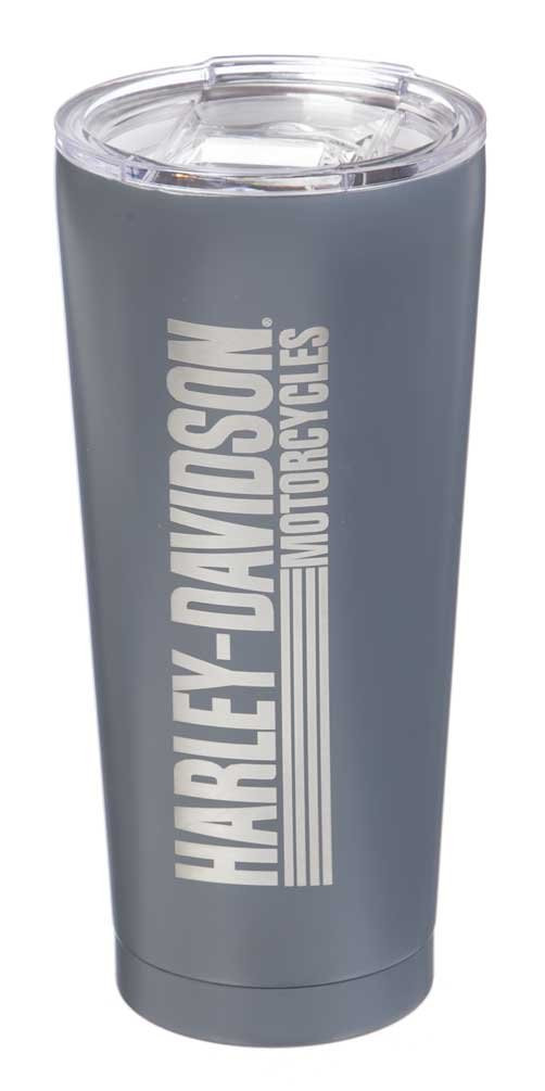 Harley-Davidson Legendary Eagle Stainless Steel Water Bottle 20 oz. Dark Gray 