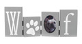 Malden International Designs Woof with Photo Gray Love Letter