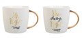 Slant Set of 2 Ceramic Coffee Mugs - Mr. Right & Mrs. Always Right