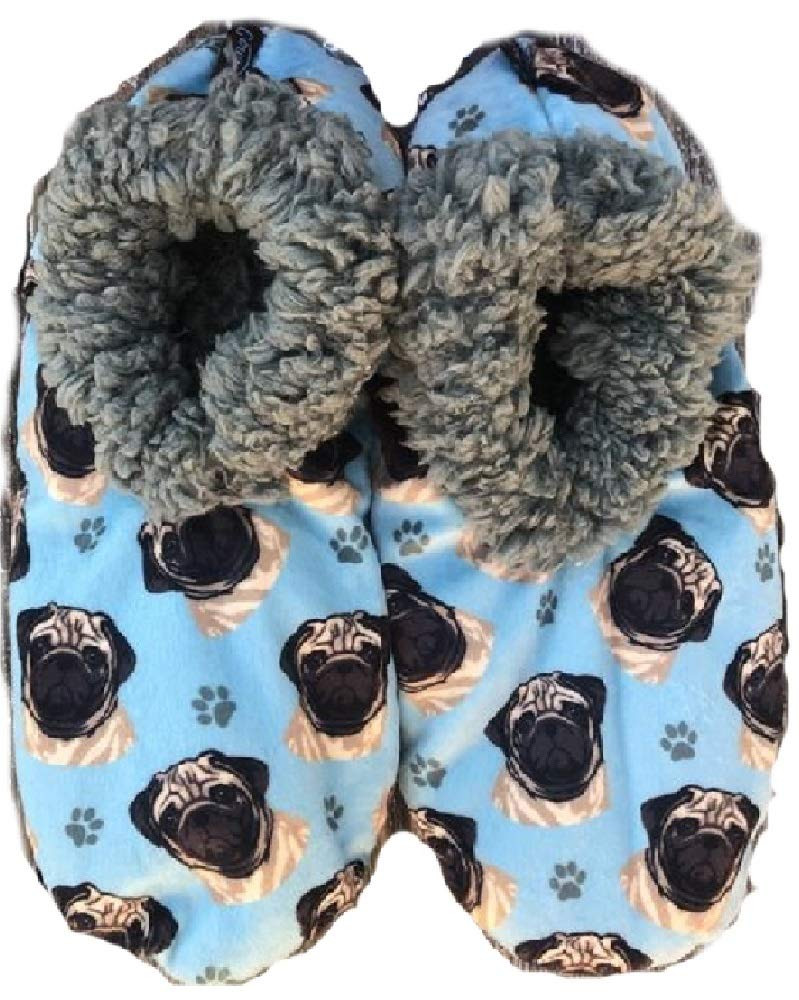 Womens clearance pug slippers