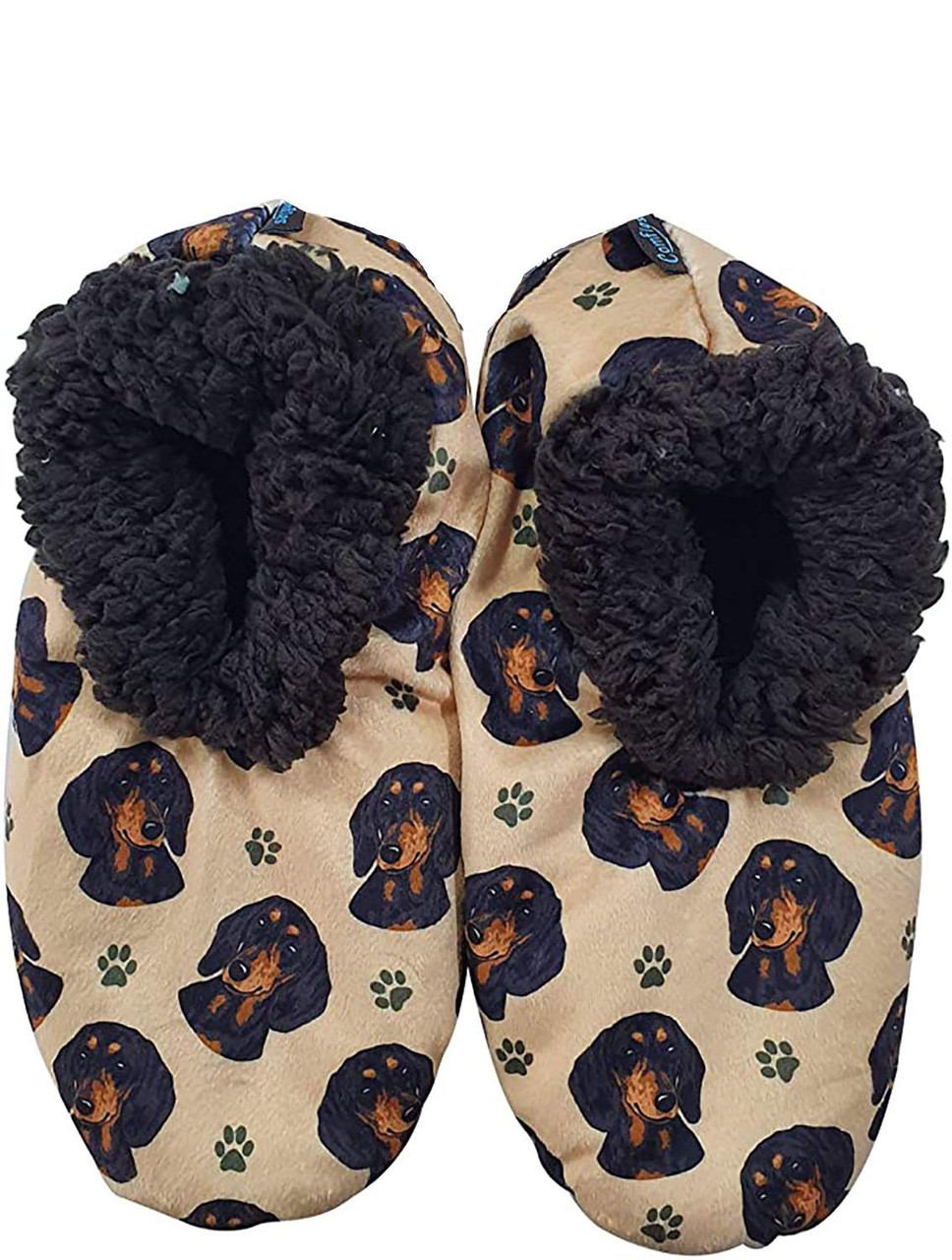 Ladies 2024 dachshund slippers