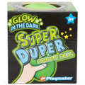 Master Toys & Novelties Super Duper Glow in the Dark 4 inch Thermoplastic Resin Squish Ball