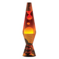 Schylling 2149 Lava The Original Colormax Lamp with Volcano Decal Base, 4.0" x 4.0" x 14.5", Color Max Volcano Base/White Wax/Clear Liquid/Tri-Colored Globe #301
