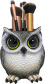 DWK - Hootie Holder - Collectible Owl Makeup Brush Holder - Adorable Storage Organizer for Bathroom, Makeup, Home