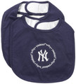 Baby Fanatic Team Color Bibs, NY Yankees, 2-Count