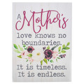 P. Graham Dunn A Mother's Love Floral Pink 7.25 x 5.375 Pine Wood Mother's Day Barnhouse Block Plaque