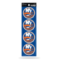 NHL New York Islanders Die Cut 4-Piece The Quad Sticker Sheet