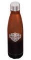 Harley-Davidson Electroplate B&S Metallic Stainless Steel Water Bottle - 17 oz.