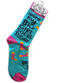 Primitives by Kathy Crew Socks Funny Humorous"Wore My Big Girl Socks Today"