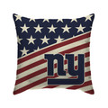 Pegasus Sports Officially Licensed NFL New York Giants Americana Decorative Throw Pillow 18" x 18"