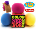 Nee-Doh Schylling Color Change Groovy Glob! Squishy, Squeezy, Stretchy Stress Balls Blue, Yellow & Pink Complete Gift Set Party Bundle - 3 Pack