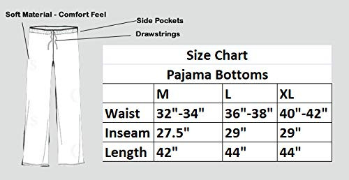Westie Unisex Lightweight Cotton Blend Pajama Bottoms – Super Soft