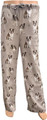 Collections Etc Dog Breed-Specific All-Over Print Cotton Lounge Pants #07 Bull Dog Size Large