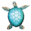 Paykoc Imports Glowing Shell Sea Turtle LED AA Battery Light 11" W