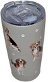 Beagle SERENGETI 16 Oz. Stainless Steel, Vacuum Insulated Tumbler with Spill Proof Lid - 3D Print - Insulated Travel mug for Hot or Cold Drinks (Beagle Tumbler)