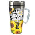 Spoontiques - You Are My Sunshine - Insulated Travel Mugs - Acrylic and Stainless Steel Drink Cup