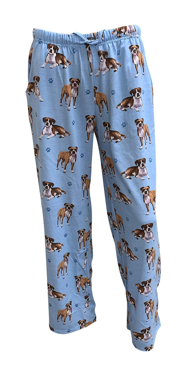 Pet Lover Pajama Pants New Cotton Blend - All Season - Comfort Fit Lounge  Pants for Women and Men - Boxer (#05 small) - The Gadget Experience
