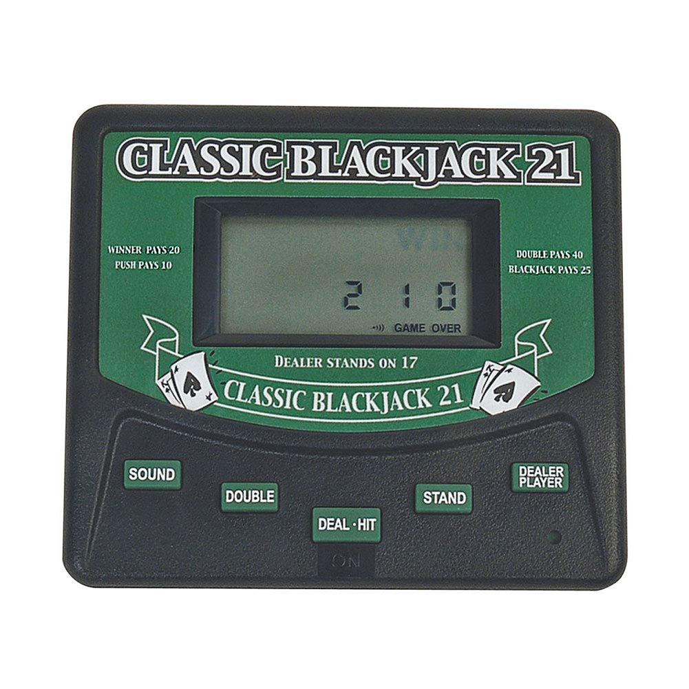 Handheld blackjack store game