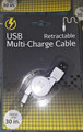iPhone Retractable USB Multi-Charge Cable