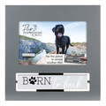 Malden International Designs 4x6 Dog FlipIt Expressions Gray Picture Frame