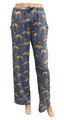 Yellow Lab #018 Unisex Lightweight Cotton Blend Pajama Bottoms – Super Soft and Comfortable – Perfect for Yellow Lab Gifts (Medium)