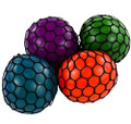 Rhode Island Novelty 3 Inch Neon Mesh Squeeze Ball, One per Order