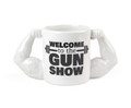 BigMouth Inc. Original Gun Show Coffee Mug, Ceramic Mug, Coffee Mug, Gym Coffee Mug, Funny Novelty Gift, 24 oz.