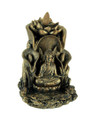 Fantasy Gifts Buddha Back Flow Incense Backflow Burner, 5 1/2 x 5 inches, Multicolor