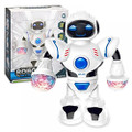 Rotating Smart Space Dance Robot with Music Light, Electronic Walking