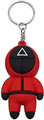 Squid Pop Game Plush Doll Keychain Worker Cosplay Masked Man (Triangle)
