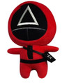 Squid Game Supervisor Soldier Plush Toy Soft Stuffed Doll ( Triangle)