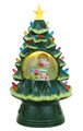 14" Snow Globe Nostalgic Tree - Elf