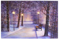 Oak Street Wholesale "Winter Park" LED Lighted Canvas #545 24" x 16"