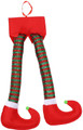 Christmas Elf Legs Knitted Stripe Christmas Ornament for Holiday