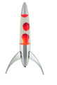 Rhode Island Novelty Retro Rocket Lava Lamp RED 18 Inches