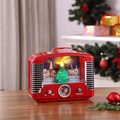 Mr. Christmas Retro Holiday Radio Christmas Decoration, Red