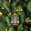 Mr. Christmas Mini Juke Box Ornament-Green Christmas Decoration
